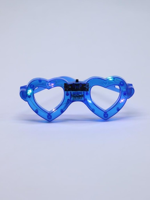 Праздничные электронные очки &quot;Heart shine&quot;, mix (14,3 см) 