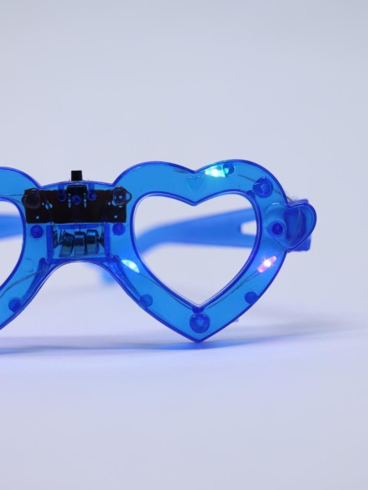 Праздничные электронные очки &quot;Heart shine&quot;, mix (14,3 см) 