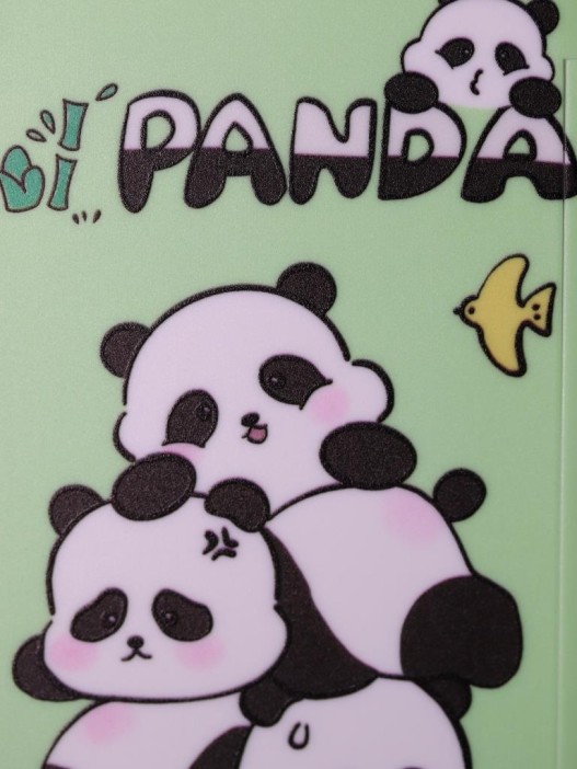 Футляр для карт на ленте &quot;Pandas and a bird&quot; 