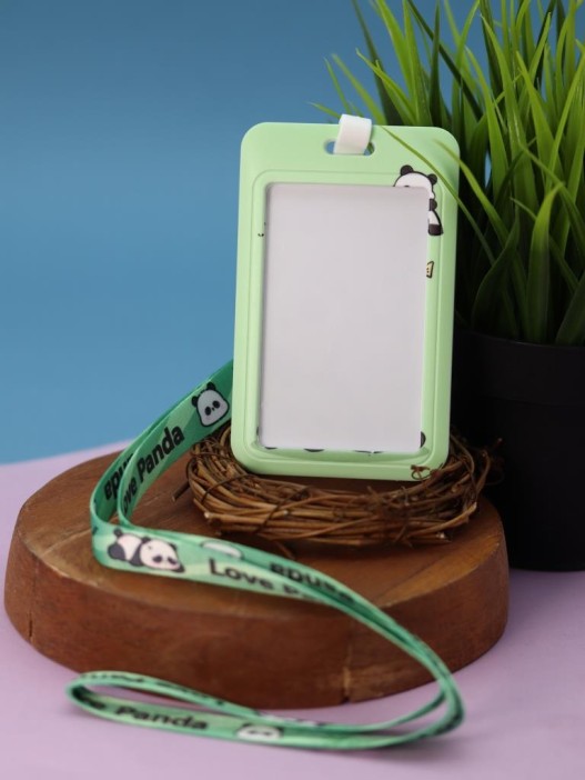 Футляр для карт на ленте &quot;Pandas and a bird&quot; 