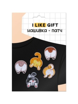 Набор термонашивок для одежды iLikeGift 5 шт. «Rear end», mix