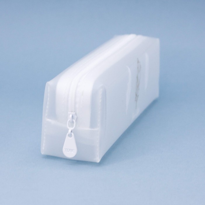 Пенал "Feathers many" white-gold 