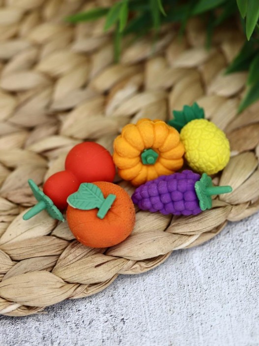 Ластики &quot;Vegetables&quot;, lemon, шоу-бокс 12 шт. 