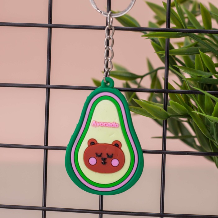 Брелок "Avocado bear", pink 