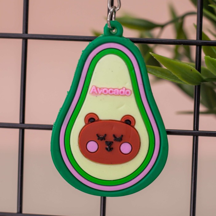 Брелок "Avocado bear", pink 