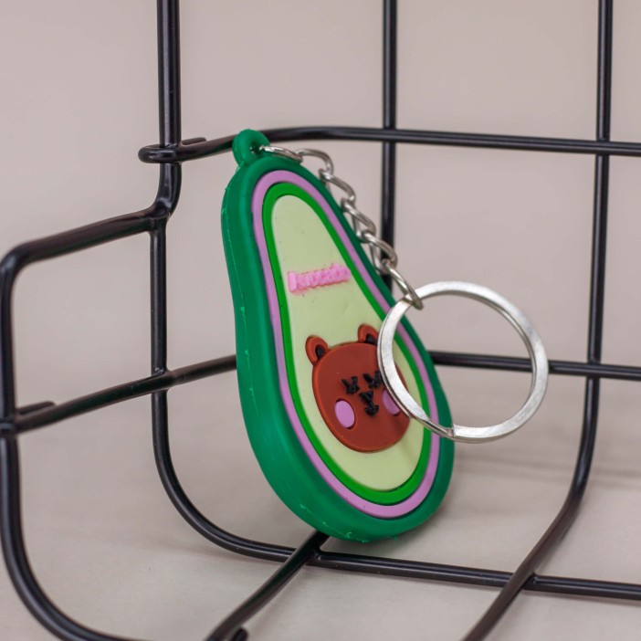 Брелок "Avocado bear", pink 