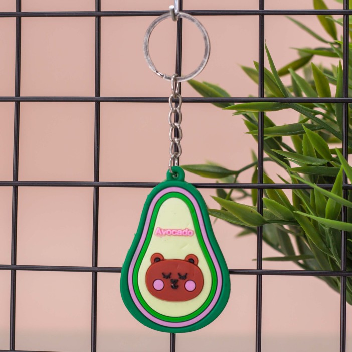 Брелок "Avocado bear", pink 