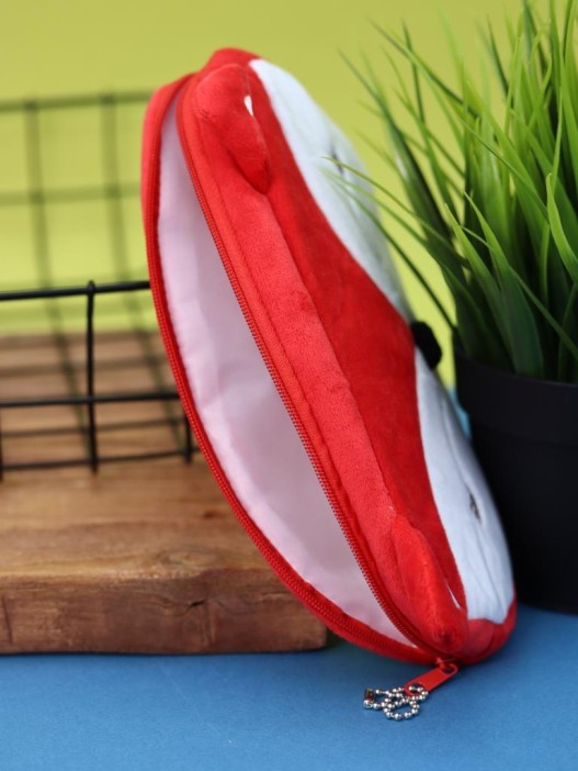 Пенал плюшевый &quot;Fox&quot;, red (20*10 см) 