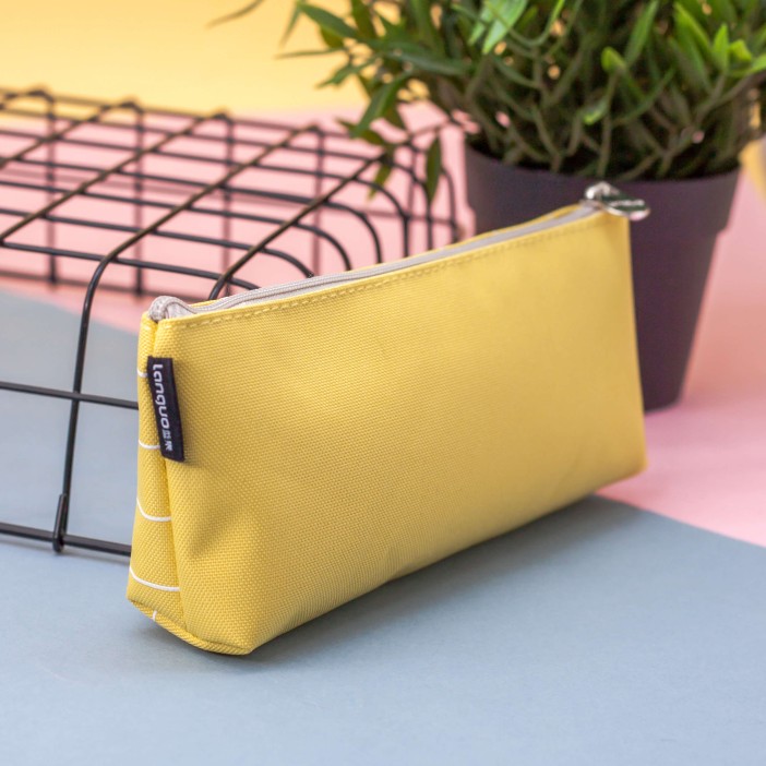 Пенал "Textile", yellow 