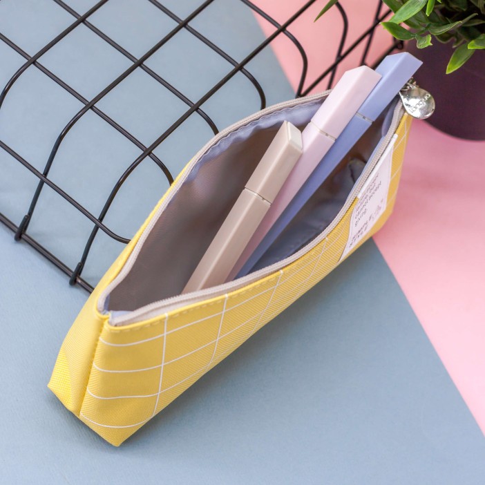 Пенал "Textile", yellow 