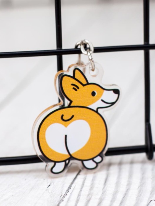 Брелок &quot;Corgi and popka&quot; 