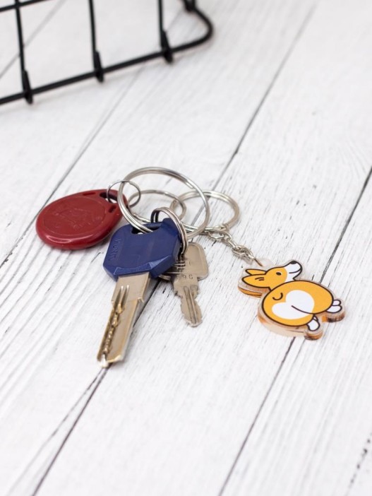 Брелок &quot;Corgi and popka&quot; 