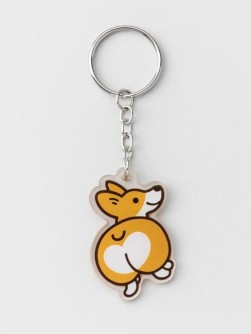 Брелок "Corgi and popka"