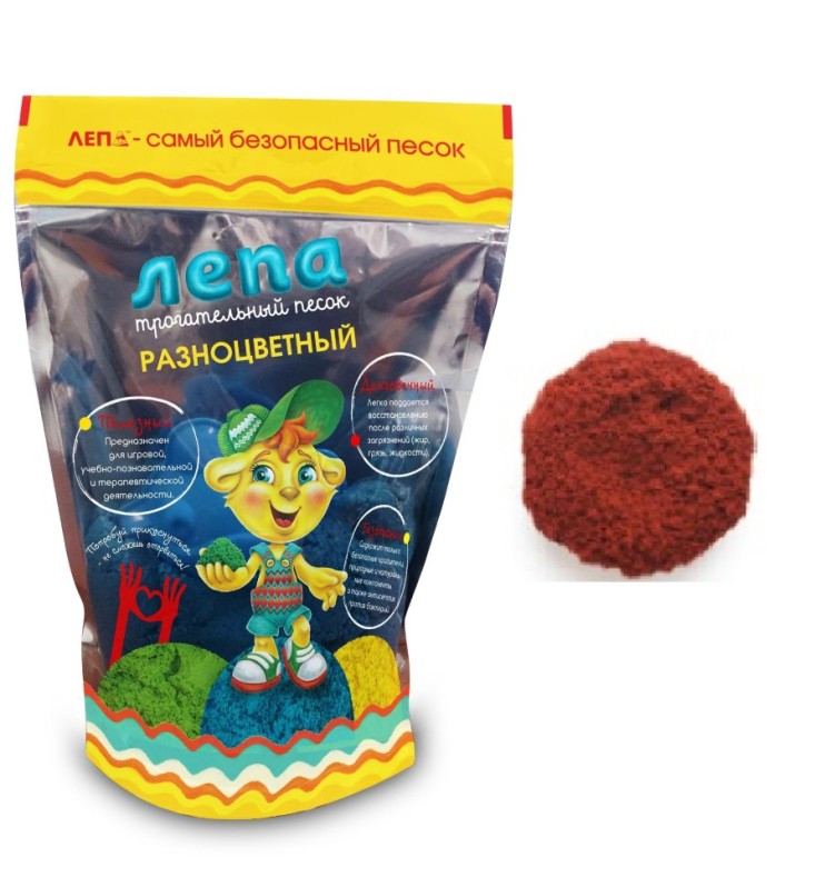 Песок Лепа Красный 500г 