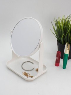 Зеркало настольное "Style & Shine", white (19.3*16*6.2 см)