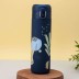 Термос "Leaves", dark blue (450 ml) 