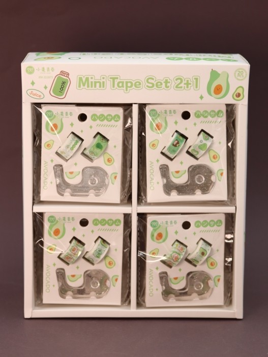 Набор декоративного скотча 2 шт. + диспенсер &quot;Avosmile&quot; (1.2см*3м) 