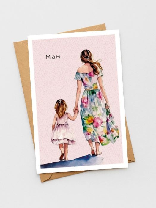 Набор двойных открыток 5 шт. «Мам», 10*15 см 