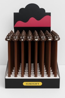 Ручка "Funny poop", шоубокс 48 шт.