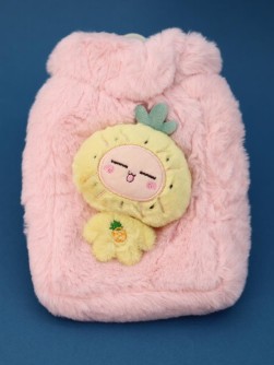 Грелка плюшевая с ремешком "Plush friends", pineapple, 400 мл (21*15,2 см)