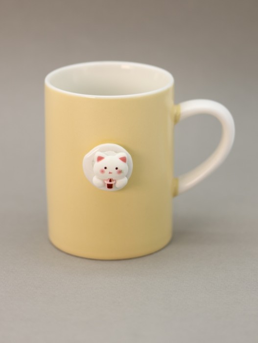 Кружка «Cute animal head», yellow 