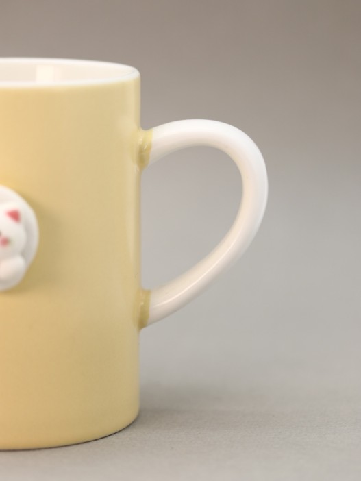 Кружка «Cute animal head», yellow 