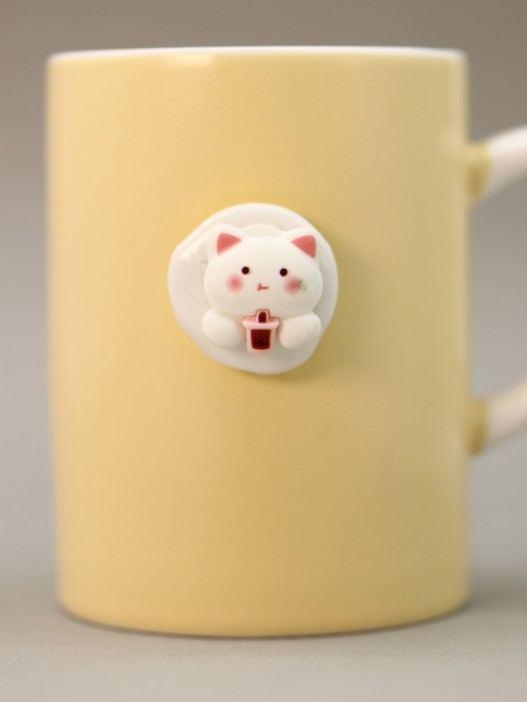 Кружка «Cute animal head», yellow 