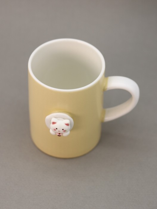 Кружка «Cute animal head», yellow 