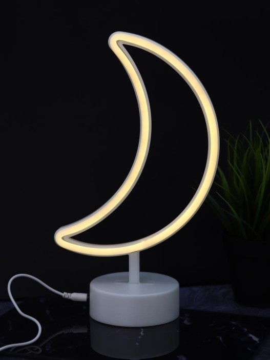 Неоновый LED ночник настольный &quot;Month&quot;, тёплое свечение (31,5х18,5 см) 