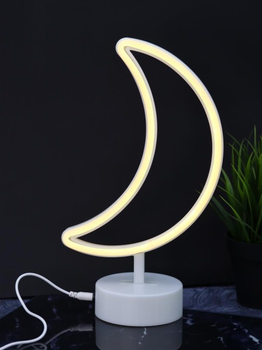 Неоновый LED ночник настольный &quot;Month&quot;, тёплое свечение (31,5х18,5 см) 
