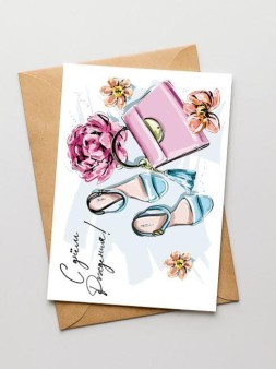 Набор открыток 5 шт. «Fashion», 10*15 см