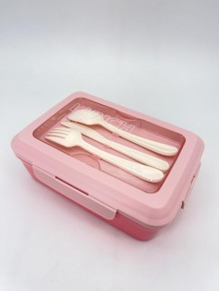 Ланчбокс &quot;Delicious break&quot;, pink (1300 мл)