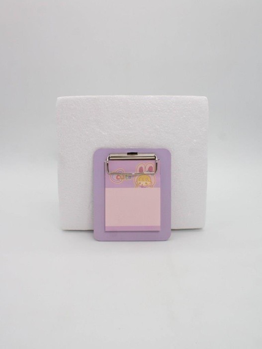 Блок для заметок с зажимом &quot;Cute baby bunny&quot;, 30 л. 10*12 см 