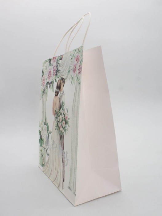 Пакет подарочный «Mr&amp;Mrs», (21*25.5*10) 