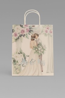 Пакет подарочный «Mr&amp;Mrs», (21*25.5*10)