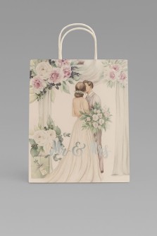Пакет подарочный «Mr&amp;Mrs», (21*25.5*10)
