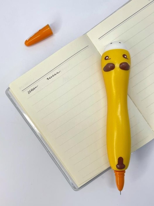 Ручка-сквиш &quot;Dog long&quot;, yellow 