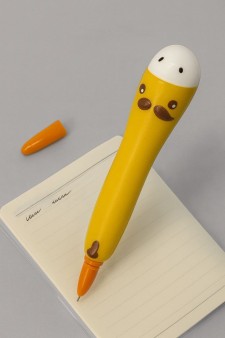 Ручка-сквиш "Dog long", yellow