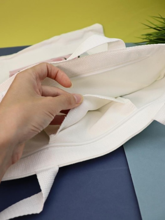 Сумка шоппер &quot;Pink hare&quot;, white 