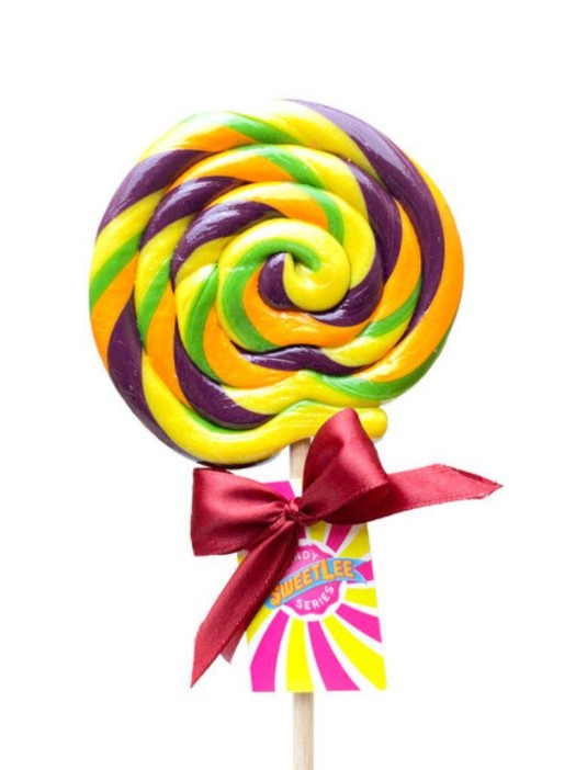 Леденец S.L.&quot;Завиток большой №2&quot;, 100гр. (Фейхоа, Пломбир, Йогурт,Банан,Маракуя), микс 