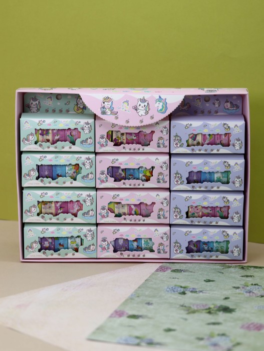 Набор декоративного скотча «Funny unicorn», blue 