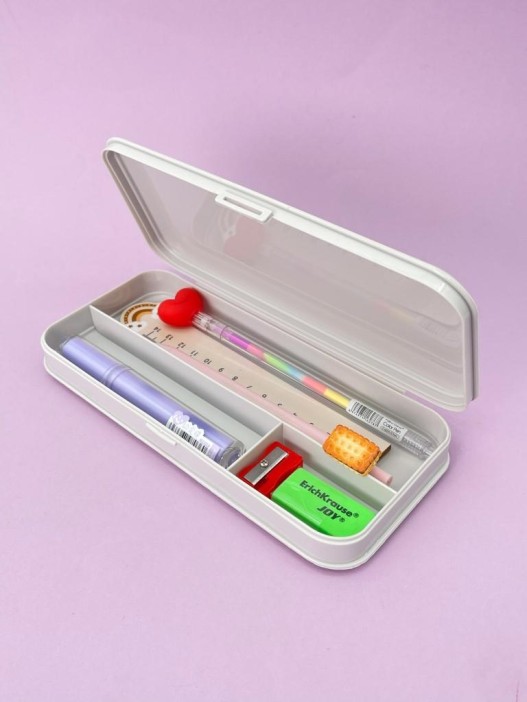 Пенал &quot;Pensil box&quot;, grey (20.5*9.3*3 см) 