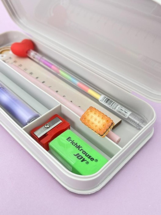 Пенал &quot;Pensil box&quot;, grey (20.5*9.3*3 см) 