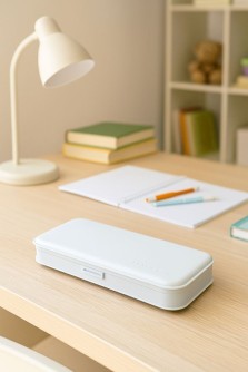 Пенал "Pensil box", grey (20.5*9.3*3 см)