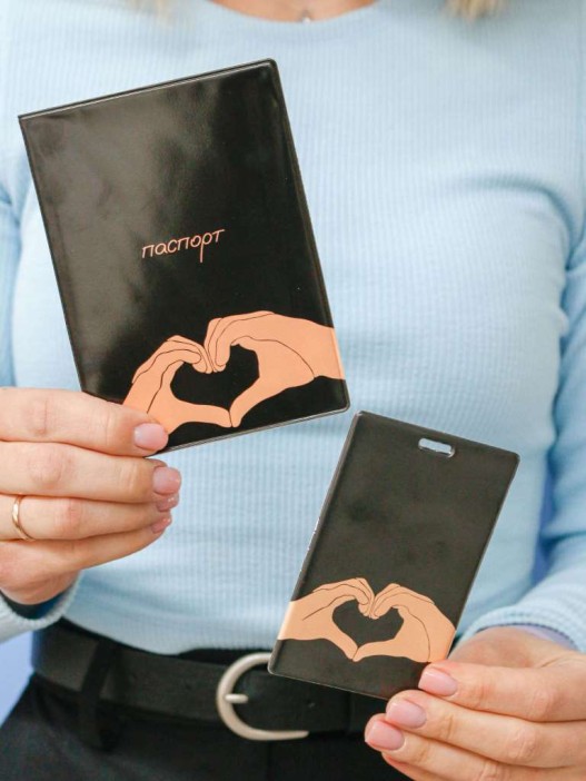 Держатель для карт «Heart in my hand» (6,5 х 10,4 см) 