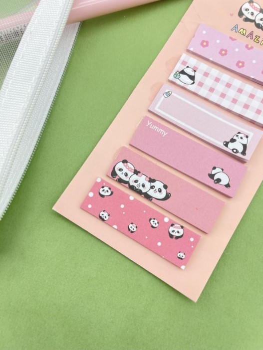 Стикеры "Panda life", pink