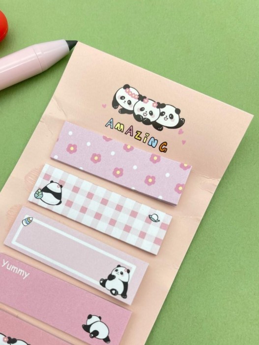 Стикеры "Panda life", pink
