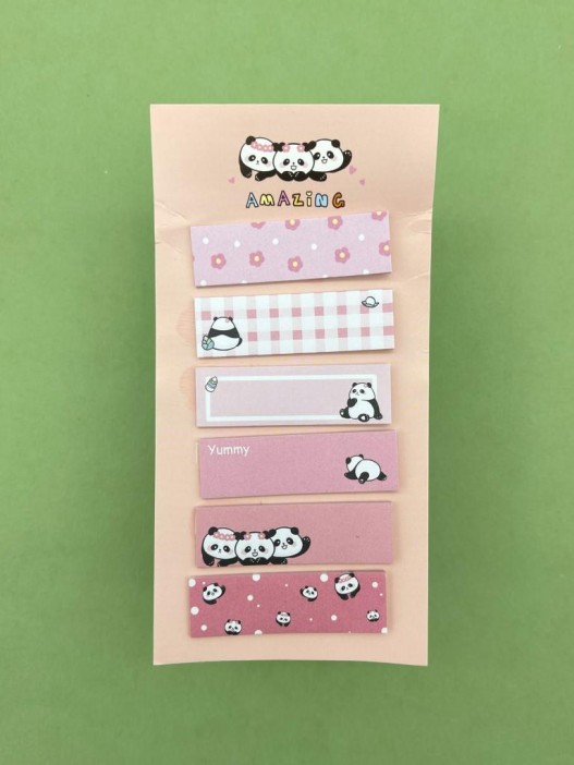 Стикеры "Panda life", pink