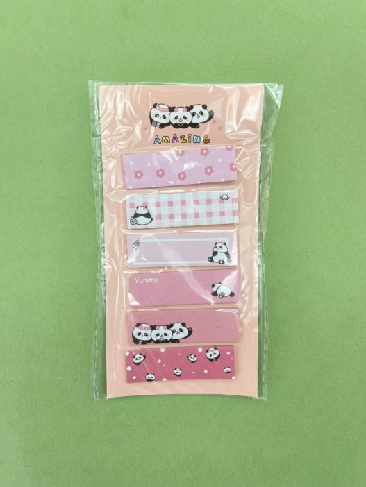 Стикеры "Panda life", pink