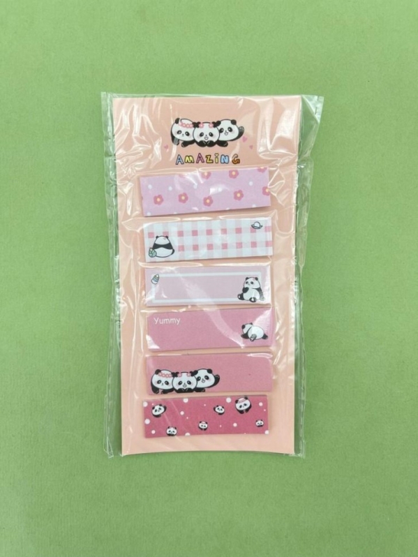Стикеры "Panda life", pink